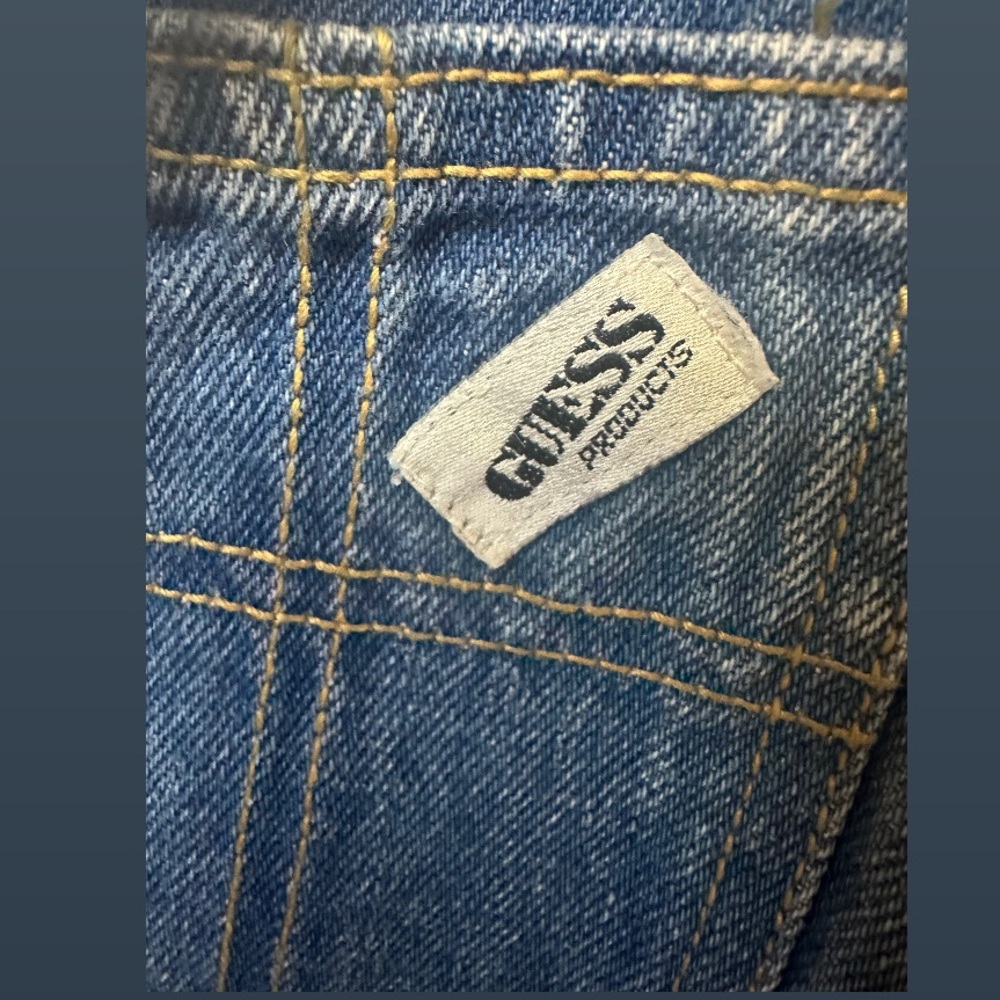 GUESS Denim Overall Dress - Picture 3 of 4